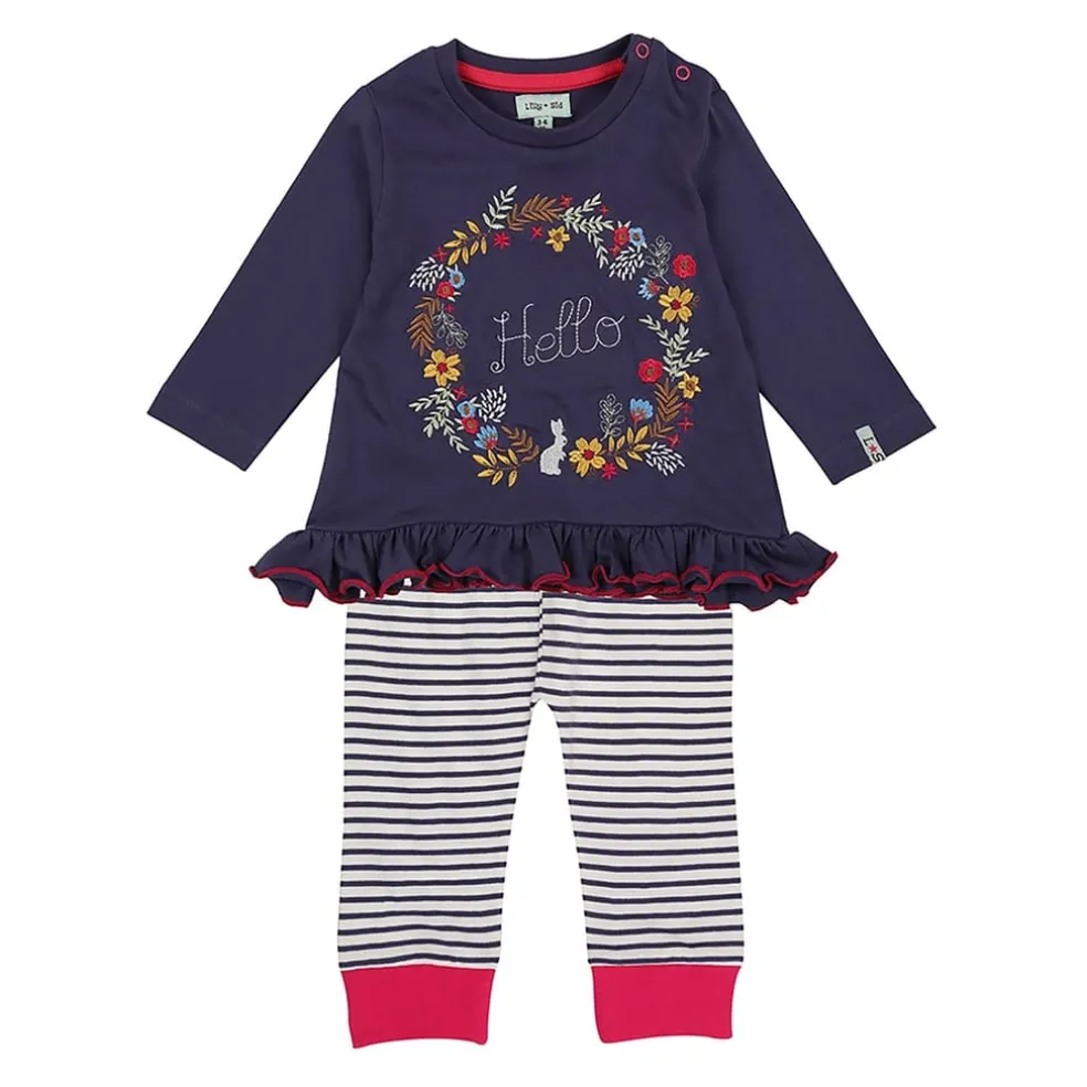 Lilly and Sid Hello Drs Lg Set in Multi