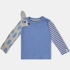 Lilly and Sid Leopard Slv Top in Multi