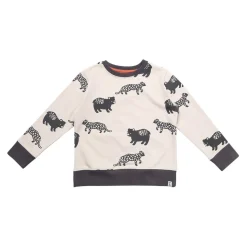 Lilly and Sid Leopard Swtsht in Multi