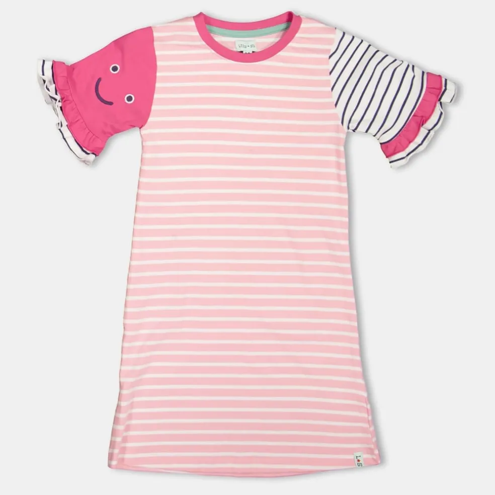 Lilly and Sid Octo Slv Jersey Drs in Pink