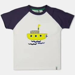 Lilly and Sid Raglan Ship T in Multi