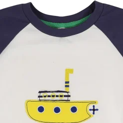 Lilly and Sid Raglan Ship T in Multi