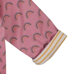 Lilly and Sid Rainbow Raincoat in Pink
