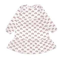 Lilly and Sid Rnbows Jersey Dress in Multi