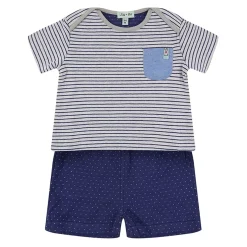 Lilly and Sid Rvrsbl Jersey Set in Blue