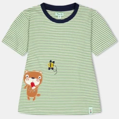 Lilly and Sid Sid Busy Str Tee in Green