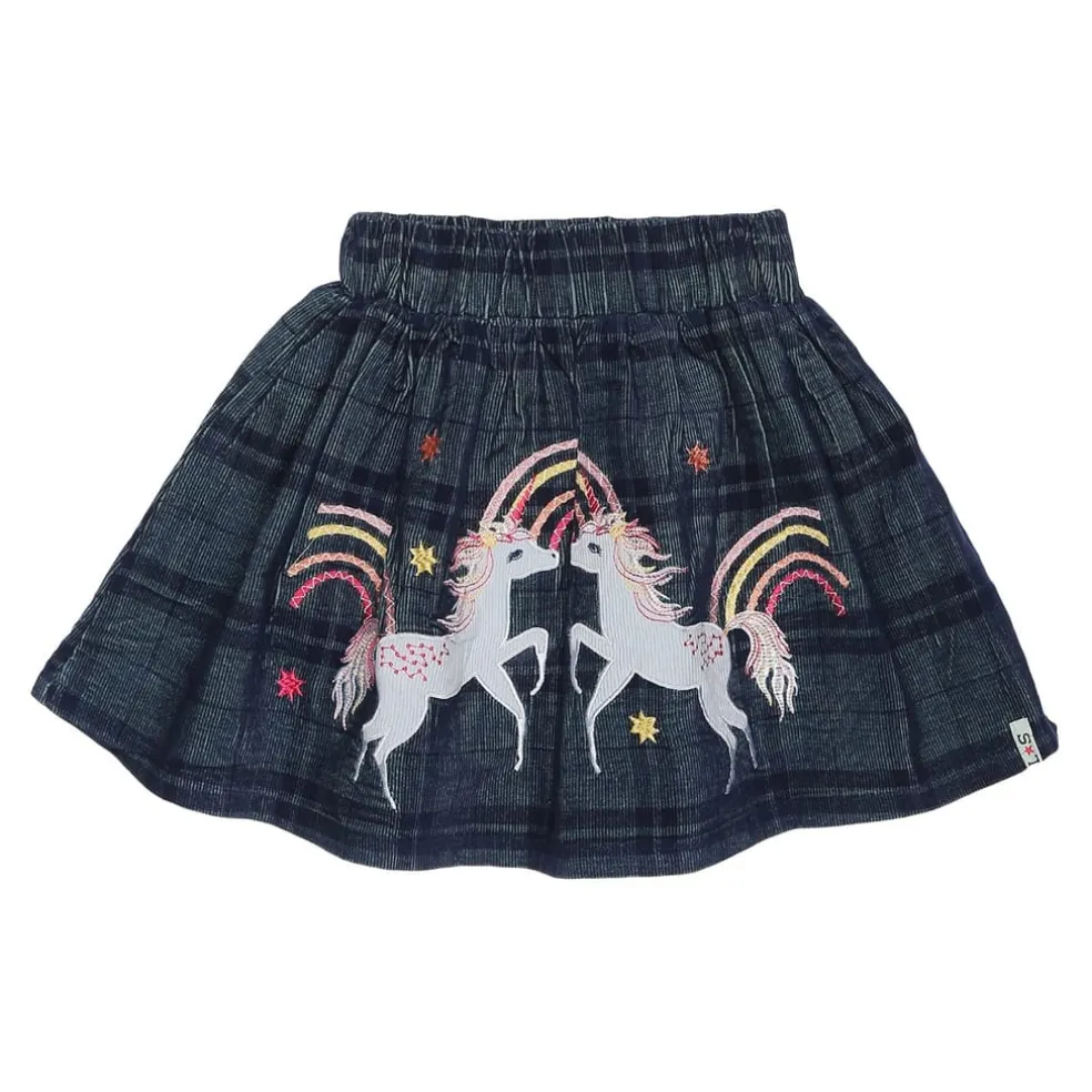 Lilly and Sid Unicorn Chk Skrt in Multi