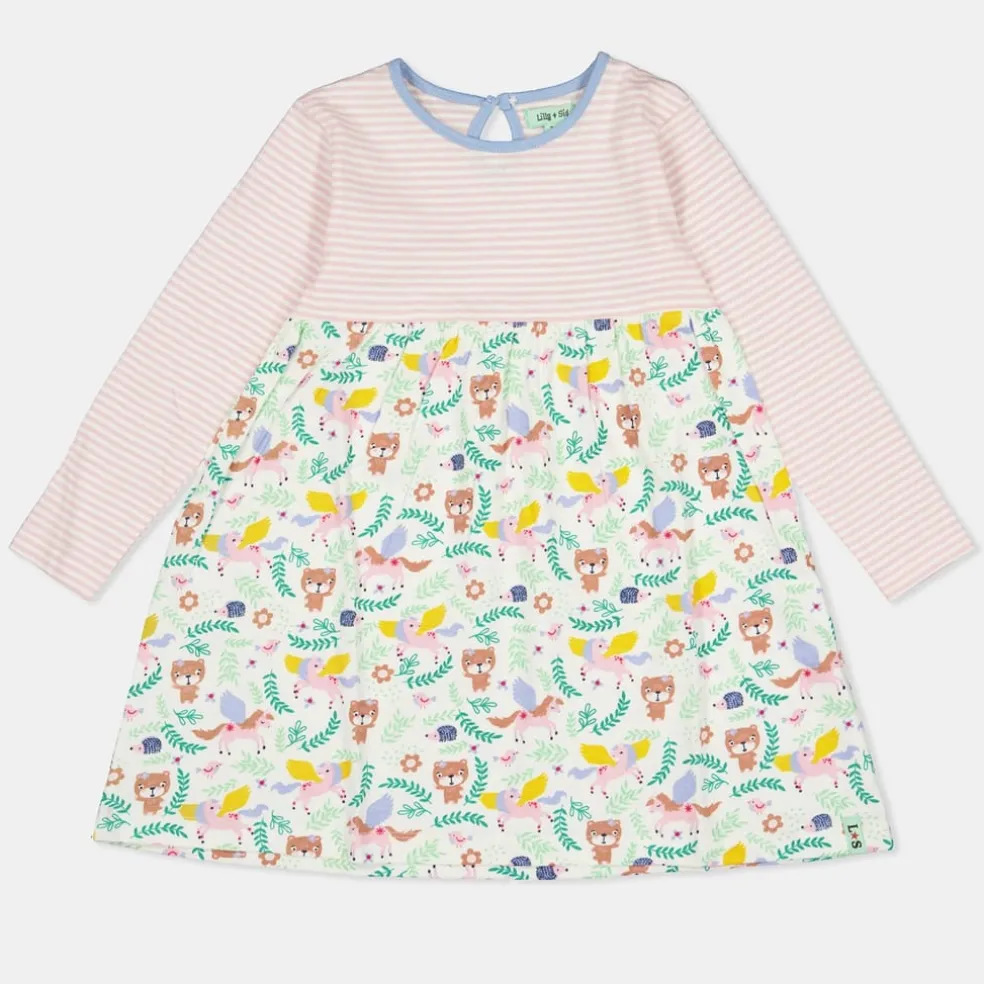 Lilly and Sid Unicorn Dress in Multi