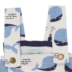 Lilly and Sid Whales Dngree in Blue