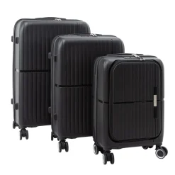 Linea Open Front Case 54 in Black