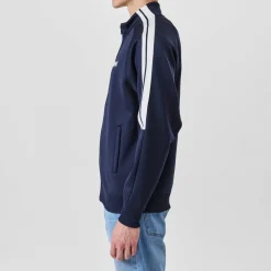 lonsdale 2 Stripe Track Top in Blue