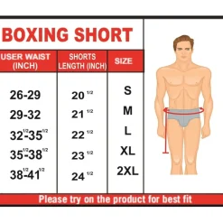 lonsdale Boxing Shorts in Black