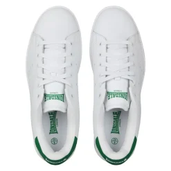 lonsdale Mens Leyton Leather Trainers in White