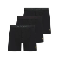 Lyle And Scott 3 Pack Trunk in Black