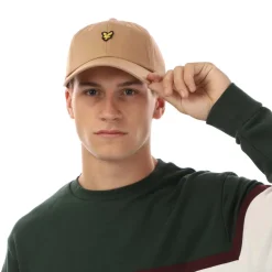 Lyle And Scott Baseball Cap in Sand
