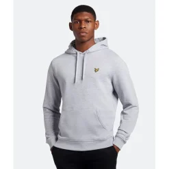 Lyle And Scott Basic Logo Hoodie in Grey