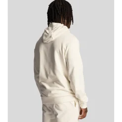 Lyle And Scott Club Emblem Hoodie in White