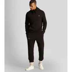 Lyle And Scott Co-Ordinate Print Slim Sweatpants in Black