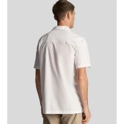 Lyle And Scott Cotton Poplin Resort Shirt in White