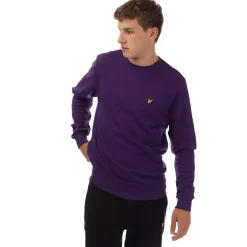 Lyle And Scott Crewneck Sweatshirt in Purple