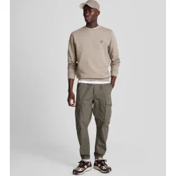 Lyle And Scott Crewneck Sweatshirt in Taupe
