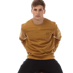 Lyle And Scott Crewneck Sweatshirt in Gold
