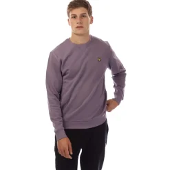 Lyle And Scott Crewneck Sweatshirt in Purple