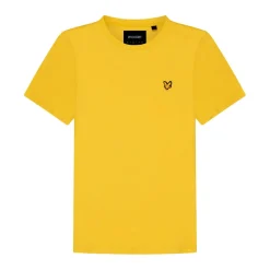 Lyle And Scott Crewneck T-Shirt in Yellow