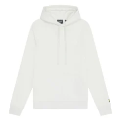 Lyle And Scott Embroidered Hoodie in Blue-White