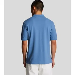 Lyle And Scott Embroidered Polo Shirt in Blue