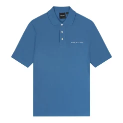 Lyle And Scott Embroidered Polo Shirt in Blue