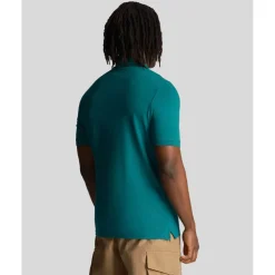 Lyle And Scott Embroidered Polo Shirt in Green