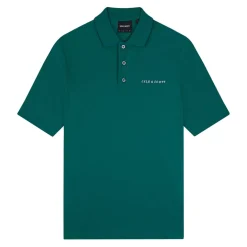 Lyle And Scott Embroidered Polo Shirt in Green