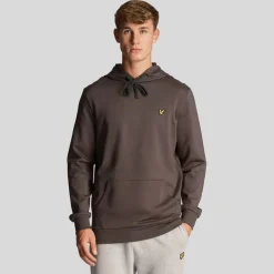 Lyle And Scott Fly Fleece Hoodie in Grey