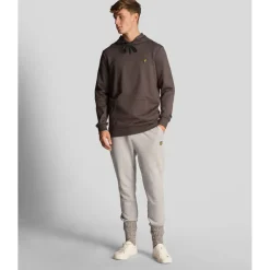 Lyle And Scott Fly Fleece Hoodie in Grey