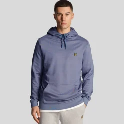 Lyle And Scott Fly Fleece Hoodie in Blue