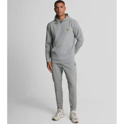Lyle And Scott Fly Fleece Hoodie in Grey