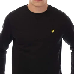 Lyle And Scott Football World Graphic Crewneck Sweatshirt in Black