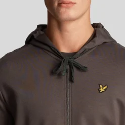 Lyle And Scott Full-Zip Hoodie in Grey