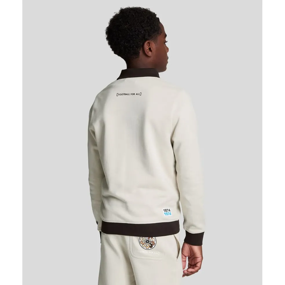 Lyle And Scott Juniors Playmobil Collared Sweatshirt in Beige