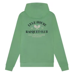 Lyle And Scott Juniors Racquet Club Graphic Hoodie in Green