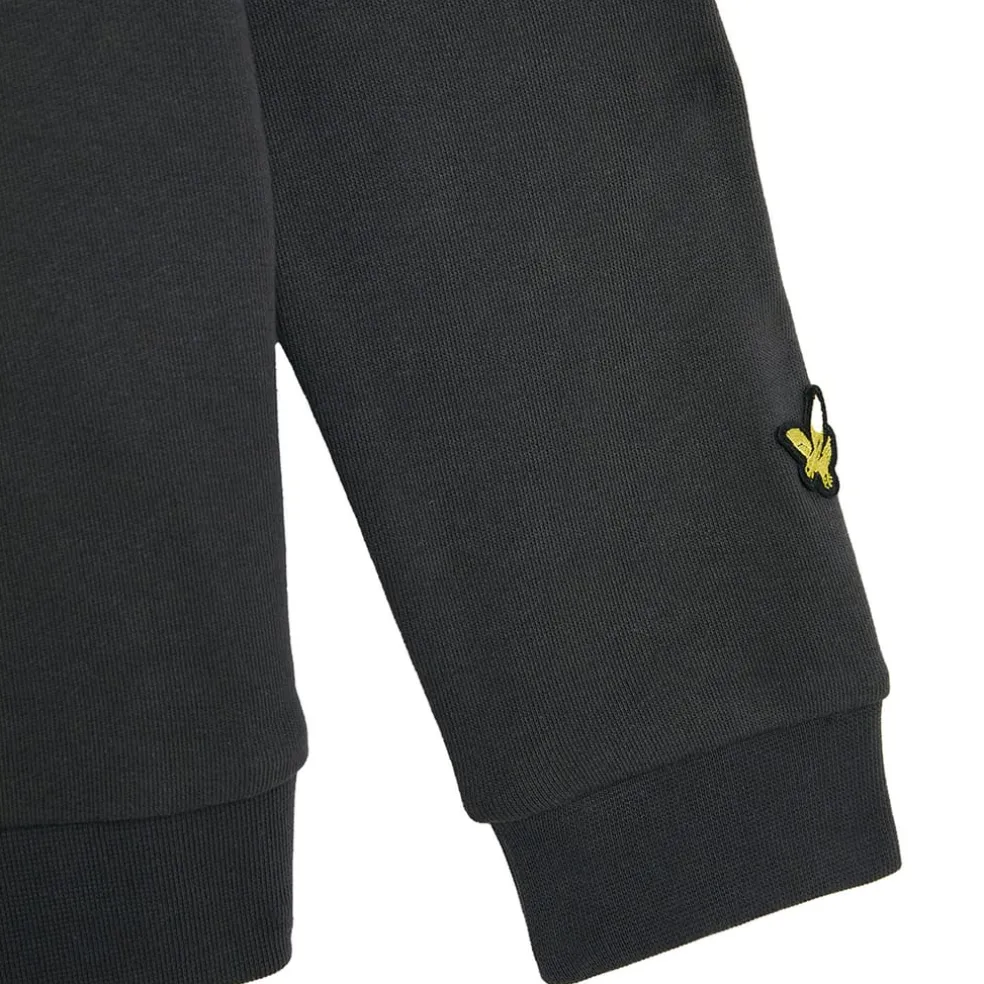Lyle And Scott Juniors Script Crewneck Sweatshirt in Grey