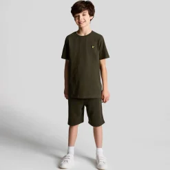 Lyle And Scott Juniors Sweat Shorts in olive