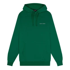 Lyle And Scott Loopback Embroidered Hoodie in Green