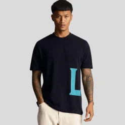 Lyle And Scott L&S T-Shirt in Navy