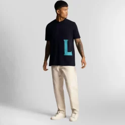 Lyle And Scott L&S T-Shirt in Navy