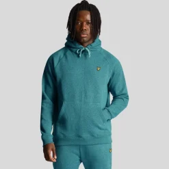 Lyle And Scott Marl Hoodie in sky