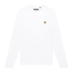 Lyle And Scott Martin Long Sleeve Top in White