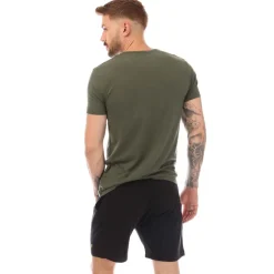 Lyle And Scott Mens Oakley T-Shirt & Short Set in Khaki