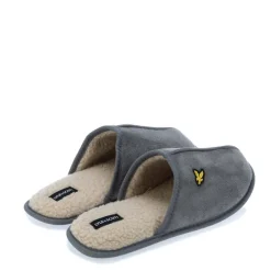 Lyle And Scott Mens Tarquinn Slippers in Grey